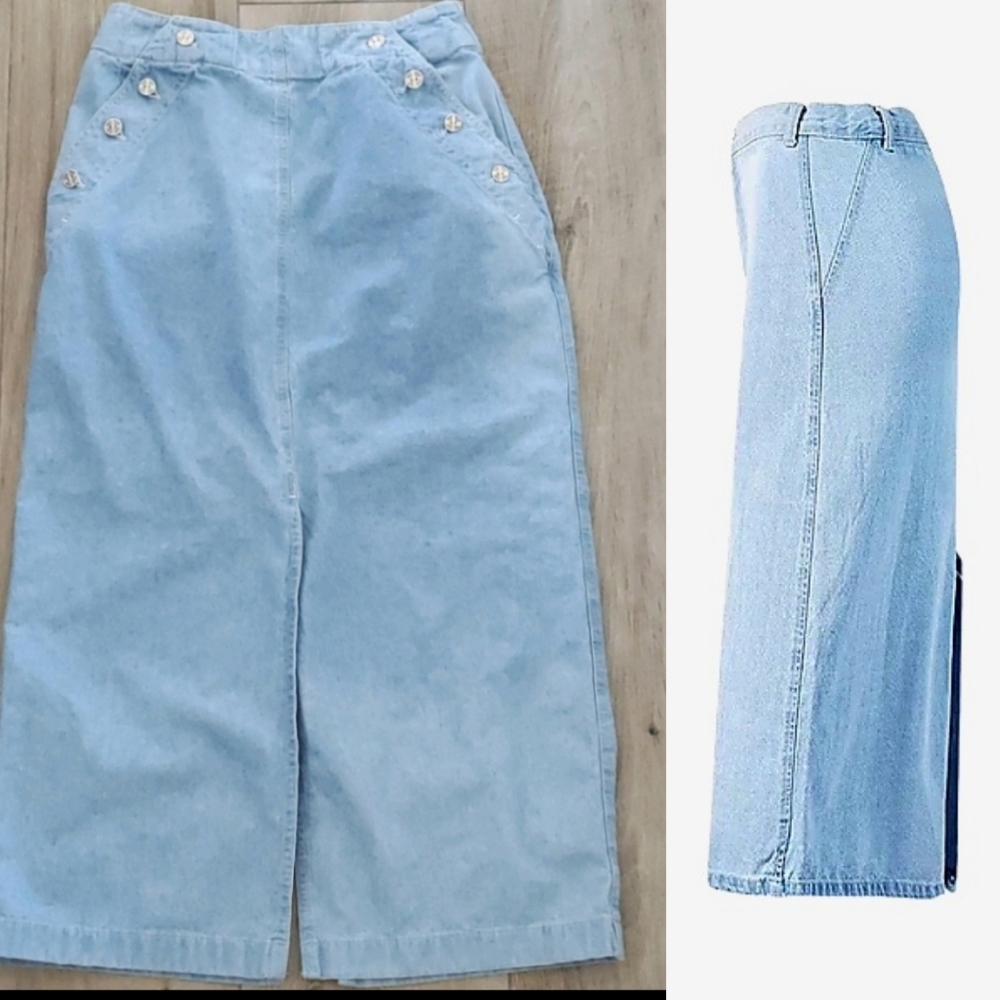 Vintage Ruff Hewn sailor midi skirt
